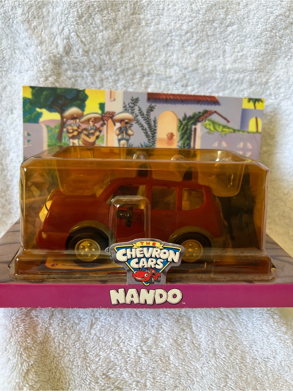 Chevron Brown Nando car with Guitar case 1999